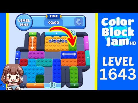 Color Block Jam Level 673 (1643) Solution Walkthrough