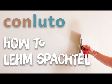 HOW TO: Lehm-Flächenspachtel farbig 2 in1