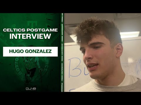 Hugo Gonzalez on hitting CLUTCH three to clinch 2OT | Celtics vs Nets Postgame Interview