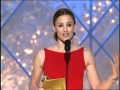 Jennifer Garner Wins Best Actress TV Series Drama Golden Globes 2002