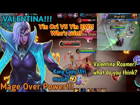 VALENTINA ROAMER? ||MAGE PALING OVERPOWER!! BUILD VALENTINA TERSAKIT 2022 - MOBILE LEGENDS