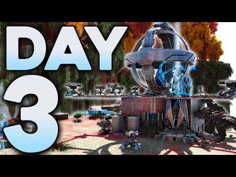 Tekking Out my OP Floating Island Base! - ARK PvP