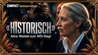"Historic!": Alice Weidel on the AfD victory!