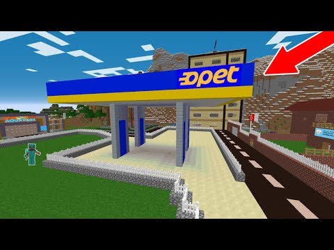 ZENGİN BENZİN İSTASYONU YAPTIRIYOR! 😱 - Minecraft