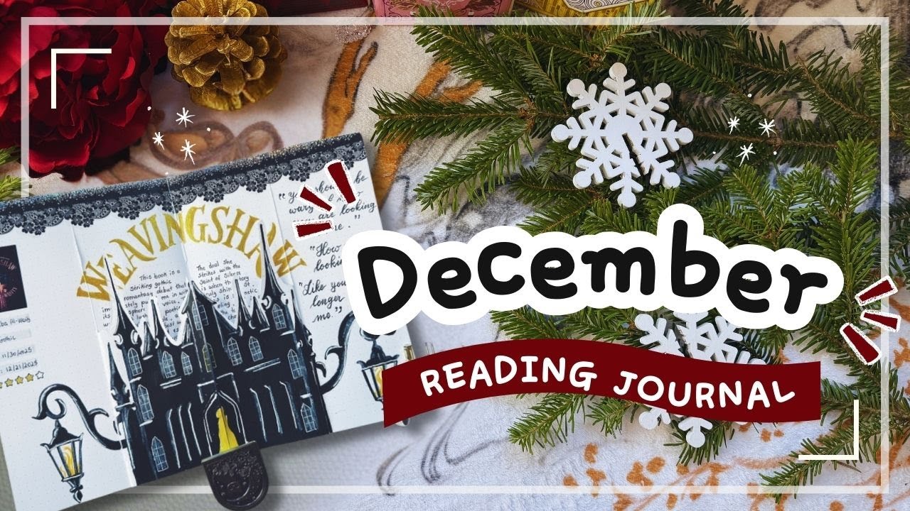 December Reading Journal Setup 🌙 | Closing My 2025 Reading Year + 7 Book Reviews