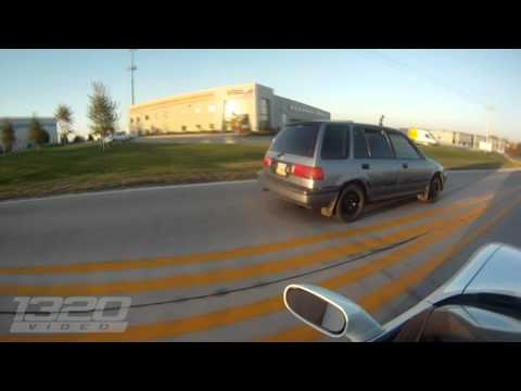 AWD Turbo Civic Wagon vs Corvette