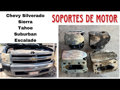 REEMPLAZO DE SOPORTES DE MOTOR CHEVROLET SILVERADO 1500/TAHOE/SUBURBAN/GMC YUKON/SIERRA 2007