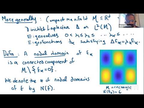 Many Nodal Domains in Random Regular Graphs by Nikhil Srivastava