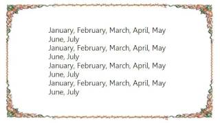 Boney M. - Calendar Song January February March Lyrics
