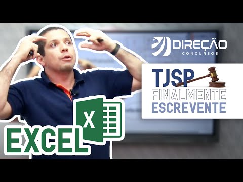 Concurso TJ SP: Finalmente Escrevente - Curso Completo e Gratuito | Informática (Excel)