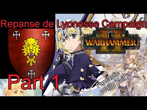Part1: Warhammer Jeanne d'Arc vs Desert Skelly boys - Repanse de Lyonesse Vortex campaign!