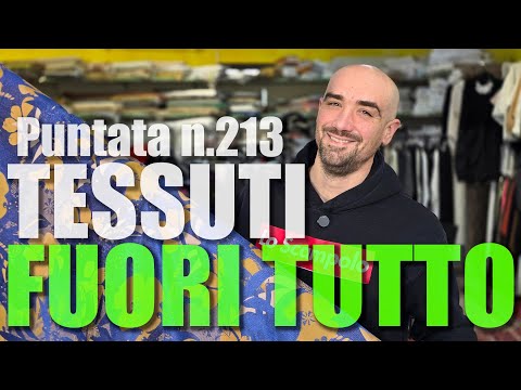 Beautiful fabrics from just €4.80/m! 🇮🇹 The Antonioli Brothers' Remnants - Episode No. 213 🎥
