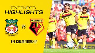 Wrexham 1-1 Watford | Extended Highlights