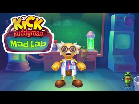 Kick the Buddyman: Mad Lab (iOS/Android) Gameplay HD