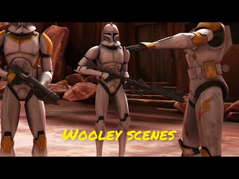 All clone trooper Wooley scenes - The Clone Wars