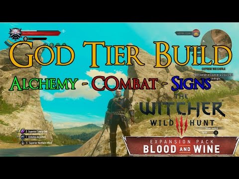 The Witcher 3 - God Tier Build - Alchemy, Combat, & Signs