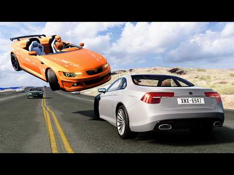 High Speed Traffic Car Crashes #248 - BeamNG Drive | CrashBoomPunk