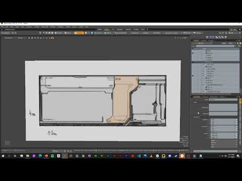 Modo Environment art 01 Blockout Pentool Tool States