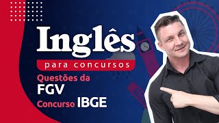 Inglês para Concursos: Questões FGV