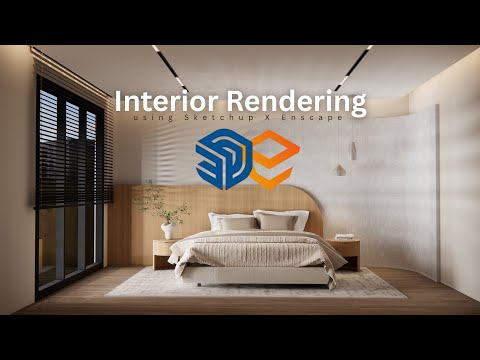 I Created a Realistic Render using Enscape & Sketchup