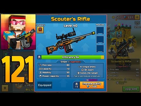Pixel Gun 3D - Gameplay Walkthrough Part 121 - Scouters Rifle