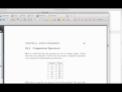 BYUH CIS 101 String Comparison Perl