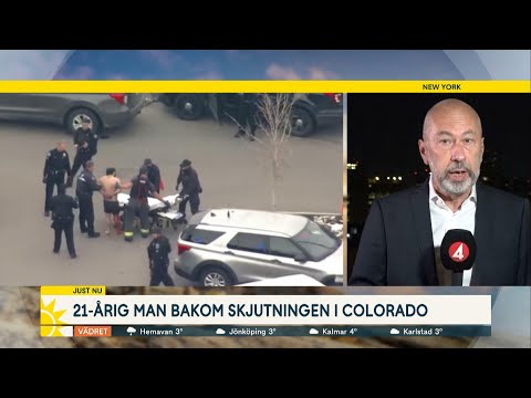 24-årig man bakom skjutningen i Colorado - Nyhetsmorgon (TV4)