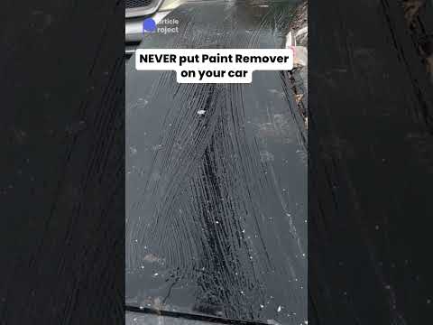 Car VS Paint remover #shorts
