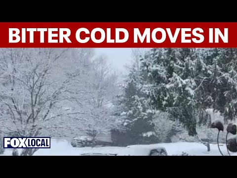 Snow moves out, bitter cold and icy roads move In overnight