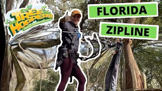 Ziplining in Florida! - TreeHoppers Aerial Adventure Park
