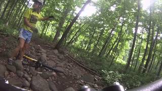 preview picture of video 'Mountain biking at Stoney Creek Metropark'