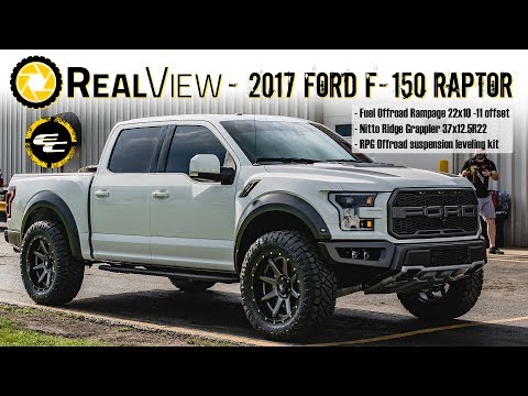 RealView - Leveled 2017 Ford F-150 Raptor w/ 22\" Fuel Rampages & 36\" Nitto Ridge Grapplers
