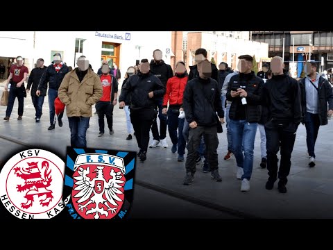 Spontan-Angriff über den Gäste-Parkplatz! (Hessen Kassel - FSV Frankfurt)