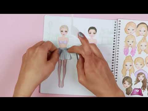 Design Idea I TOPModel DressMeUp I Stickerbuch