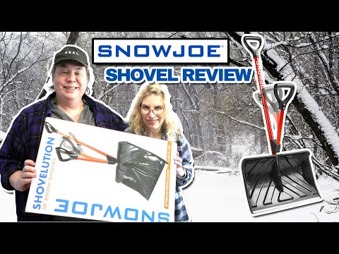 Snow Joe Back Saving Snow Shovel - Real World Test with LeeAnn