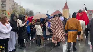 Wideo: Ksi�dz na koniu �wi�ci� palmy w Lubinie