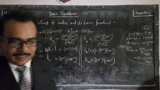 7.21. Ionization Constant and Ionic Product of Water | Equilibrium | Class XI