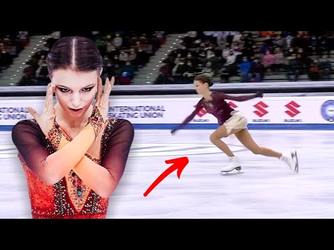 Anna Shcherbakova’s 4 Flip is back!! GP Italy 2021 | Quad Flip Analysis