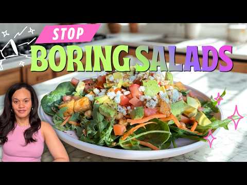 Stop Making Boring Salads | High Volume Salad That Actually Keeps You Full