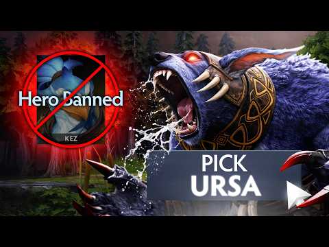 Enemy SNIPED my first pick—so I picked my BEST hero // URSA CARRY