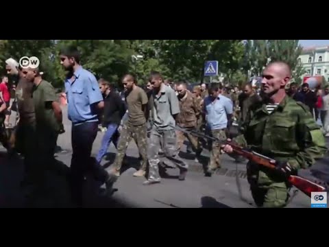"Шествие" пленных в Донецке: воспоминания участников