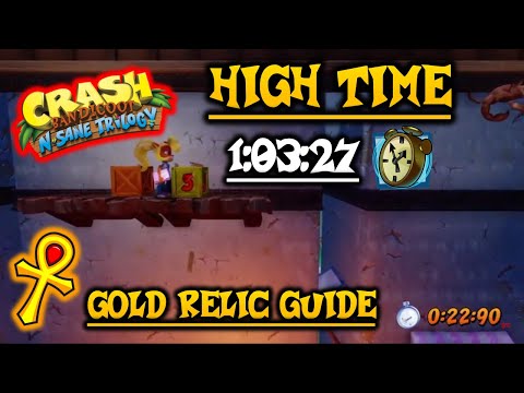 Crash Bandicoot 3 - High Time - Gold Relic Guide (1:03:97)