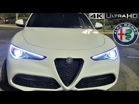 2022 Alfa Romeo Stelvio Sprint - POV Evening Drive 4K (Binaural Audio) Sound System