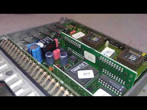 Mercedes E320 throttle and ECU test before repair