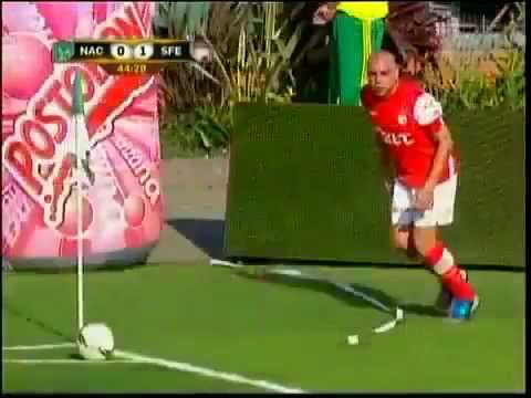 Golazo olimpico de Omar Perez a Nacional