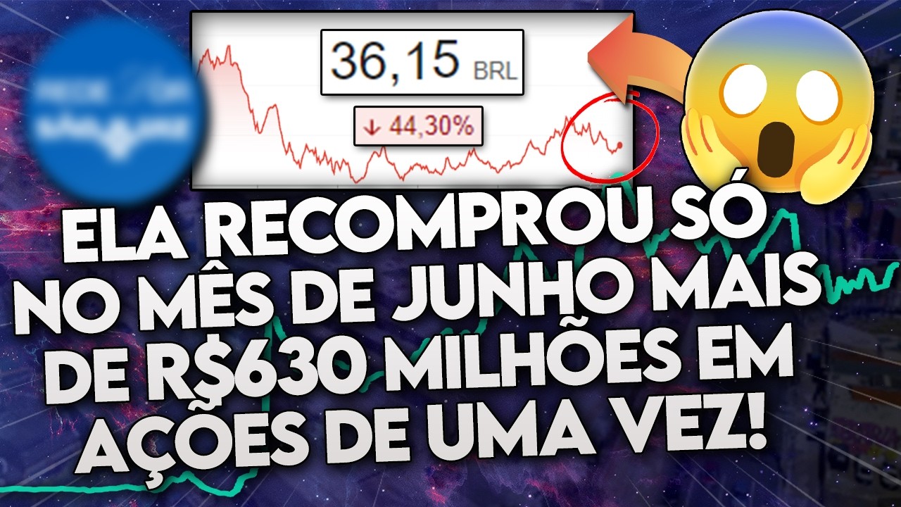 Conheça 10 AÇÕES que estão RECOMPRANDO MUITAS AÇÕES! (ESTÃO TÃO BARATAS MESMO?) - TOP 10