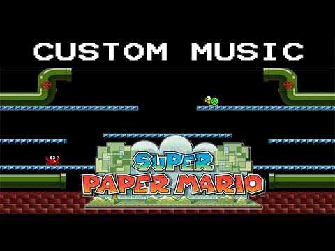 Super Paper Mario's "Vs. Underchomp" in Mario Bros (Smash Ultimate)