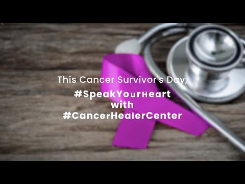 Junisia Speaks her heart out with Cancer Healer Center - Cancer Survivors Day