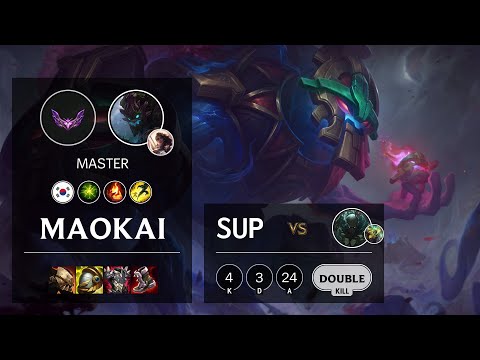 Maokai Support vs Pyke - KR Master Patch 12.4