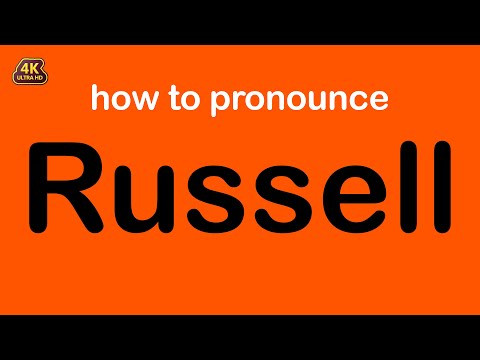 how to pronounce Russell correctly
